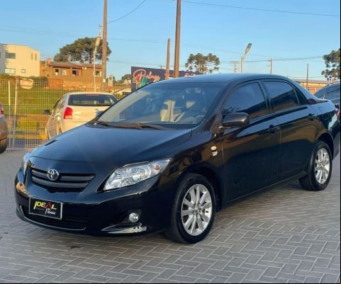 Toyota Corolla XLI 1.8 - Preta - 2009/2010