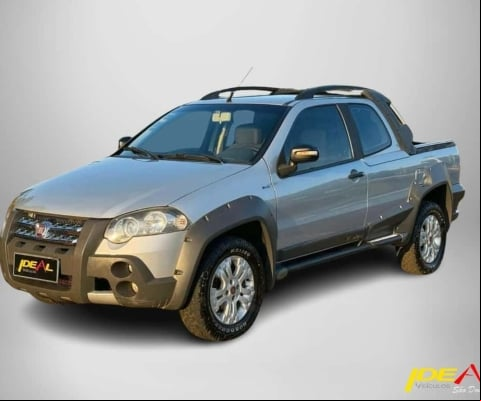 Fiat Strada Adventure 1.8 Locker - Prata - 2010/2011