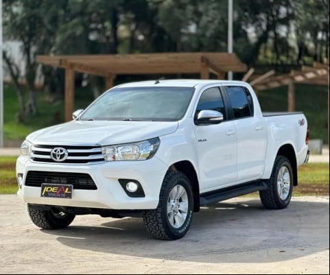 Toyota Hilux CD SRV 4x4 2.8 TDI Diesel Aut.  - Branca - 2016/2016