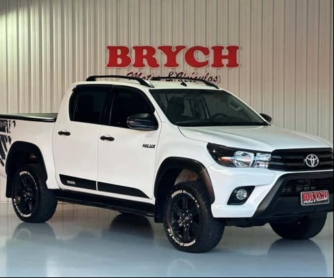 Toyota Hilux CD SR CHALL. 4x4 2.8 TDI Dies Aut.  - Branca - 2018/2018