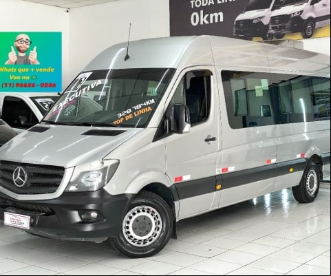 Mercedes Benz - Sprinter 415 Extra Longa Executiva 19 lugares Novissima!!!