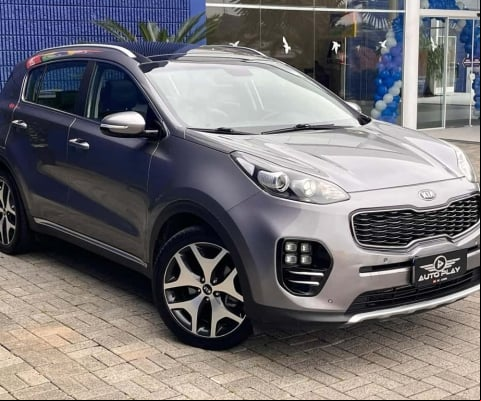Kia Sportage EX 2.0 16V/ 2.0 16V Flex Aut.  - Prata - 2016/2017