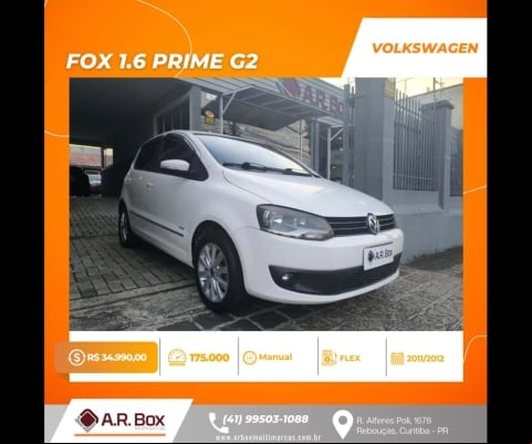 VOLKSWAGEN FOX 1.6 PRIME GII 2012 BRANCO