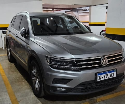 VOLKSWAGEN TIGUAN ALLSPACE COMFORTLINE 2019 - VERSÃO COMPLETA COM TETO PANORÂMICO