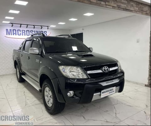 Toyota Hilux CD SRV D4-D 4x4 3.0 TDI Diesel Aut  - Preta - 2005/2006