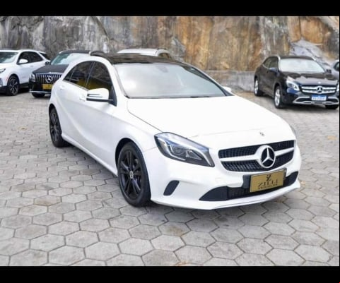Mercedes-Benz A 200 1.6 TURBO AT - Branca - 2017/2018