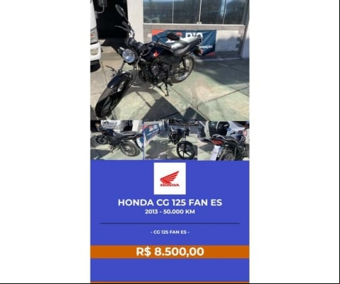 Honda Cg 125 fan es 2013