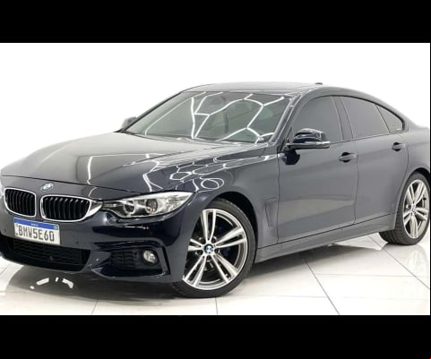 BMW 430I GT 2.0 2017, Completa, Baixo Km, Chave Reserva e Manual