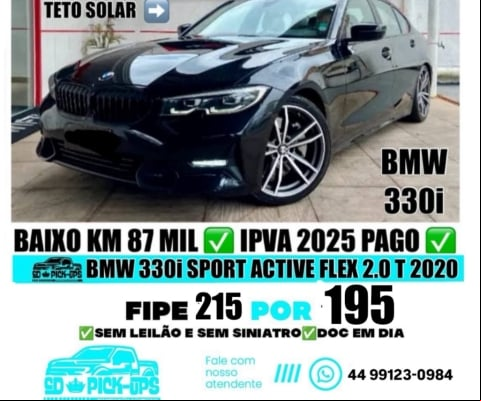 BMW 330i SPORT 2.0 T  SÉRIE 3