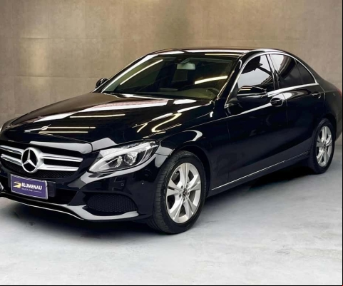 Mercedes-Benz C-180 M.BENZ /C180FF - Preta - 2018/2018