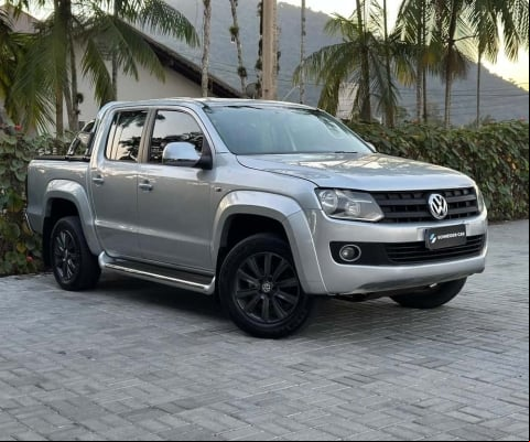 Volkswagen Amarok CD 4X4 HIGH - Prata - 2012/2012
