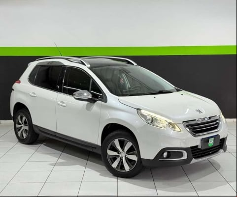 Peugeot 2008 Griffe 1.6 Turbo Flex 16V 5p Mec.  - Branca - 2016/2016