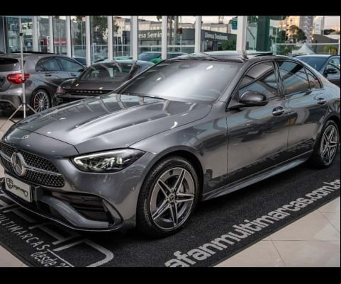 MERCEDES-BENZ C200 AMG LINE 1.5T 204CV C/TETO AUT./2024 (HYBRID)