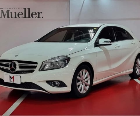 MERCEDES-BENZ A 200 STYLE 1.6 TURBO GASOLINA AUTOMÁTICO - 2015 - BRANCO