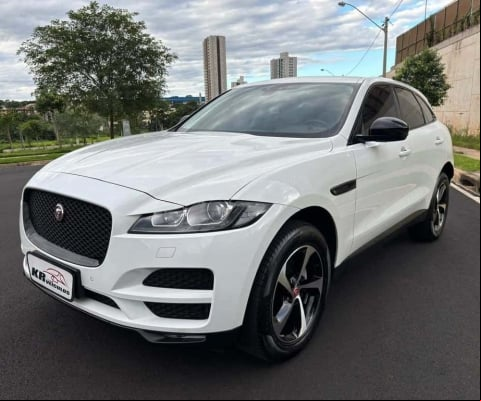 Jaguar F-Pace JAGUAR I/JAG FPACE 20TD PRESTIG 2018 - Branca - 2017/2018