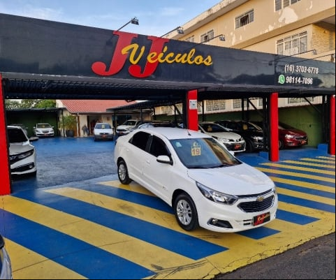 GM COBALT 1.8 LTZ AT 2019 BRANCO BAIXO KM 