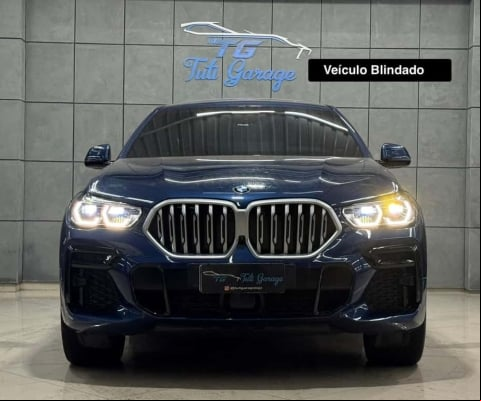 BMW X6 XDRIVE 40i M Sport 3.0 Bi-Turbo  - Azul - 2022/2023