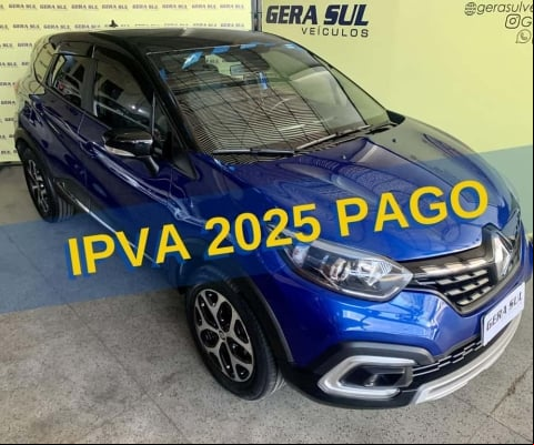 CAPTUR INTENSE TURBO 1.3 16V CVT 21/22 AZUL 