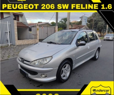 Peugeot 206 SW Feline 1.6 (flex) 2008