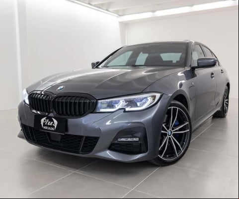 BMW 330e TURBO HÍBRIDO M SPORT - Cinza - 2021/2022